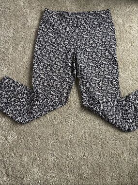 Counterparts Navy White Floral Trousers